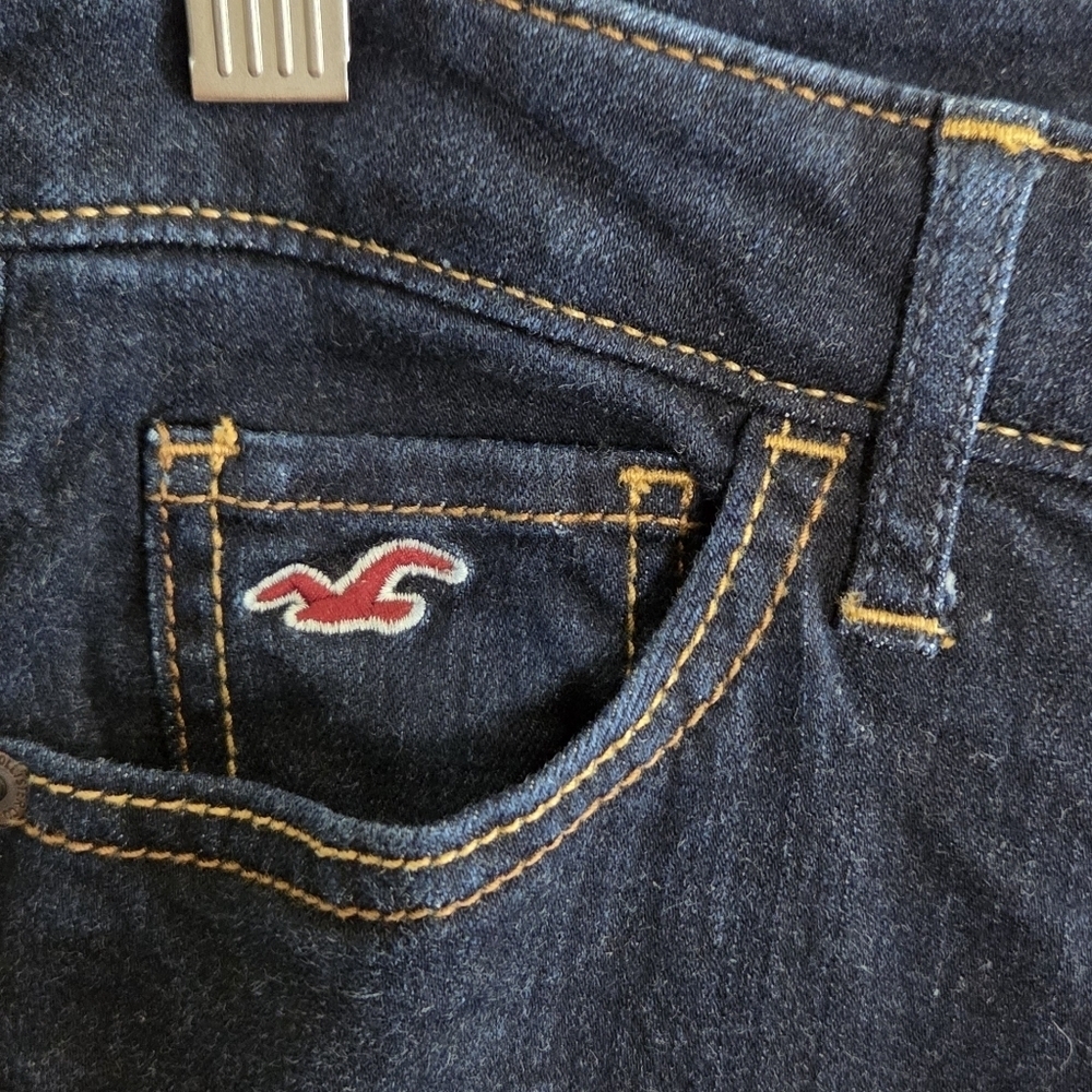 Hollister | Dark Wash Low Rise Skinny Jeans Junior Size 5 - Picture 4 of 5